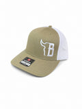 Tan / White Big B