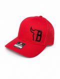 Solid Red / Black Big B