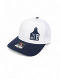 Navy / White Cow Tag