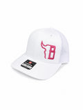 Solid White / Pink Big B