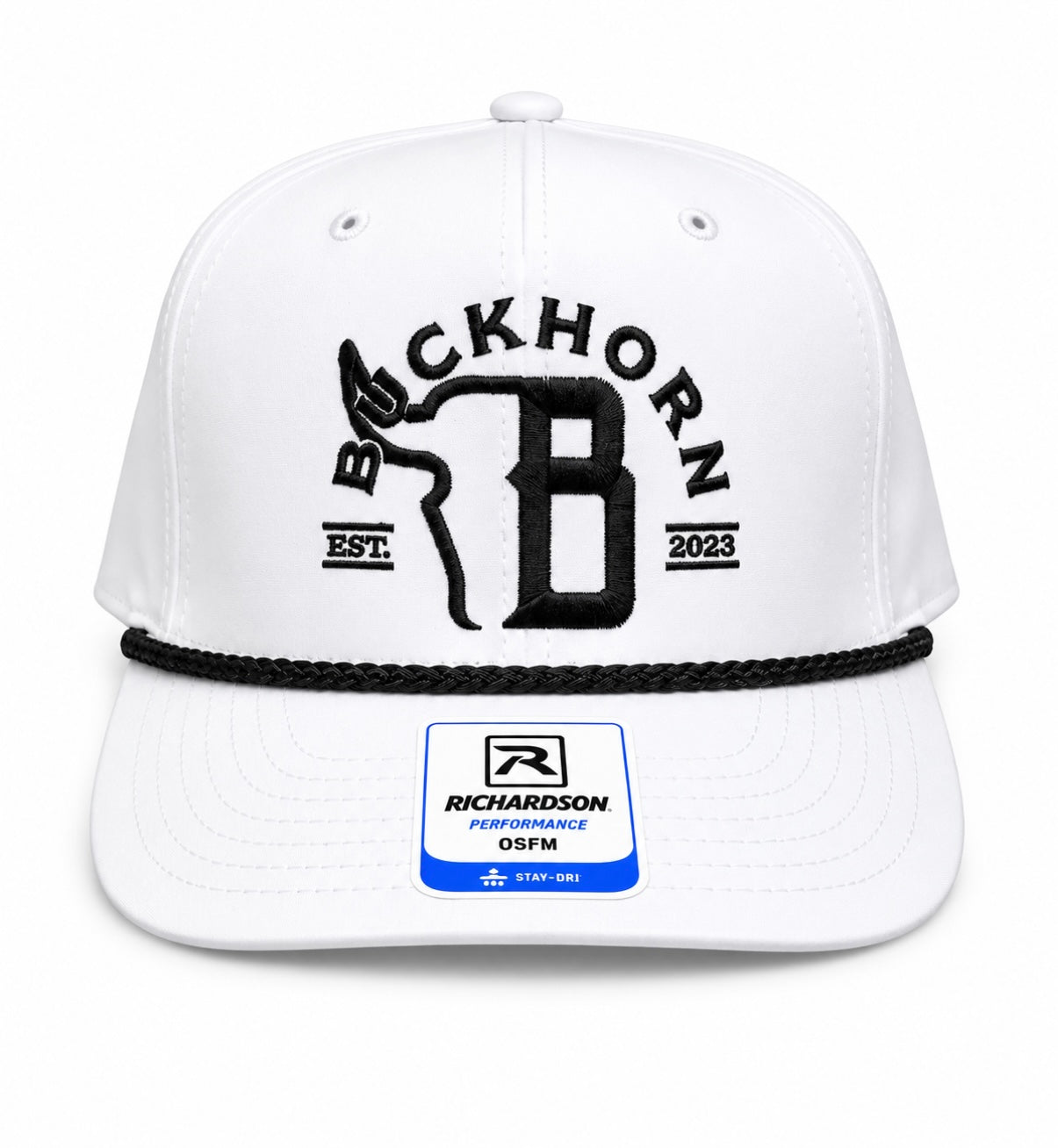 White / Black Buckhorn