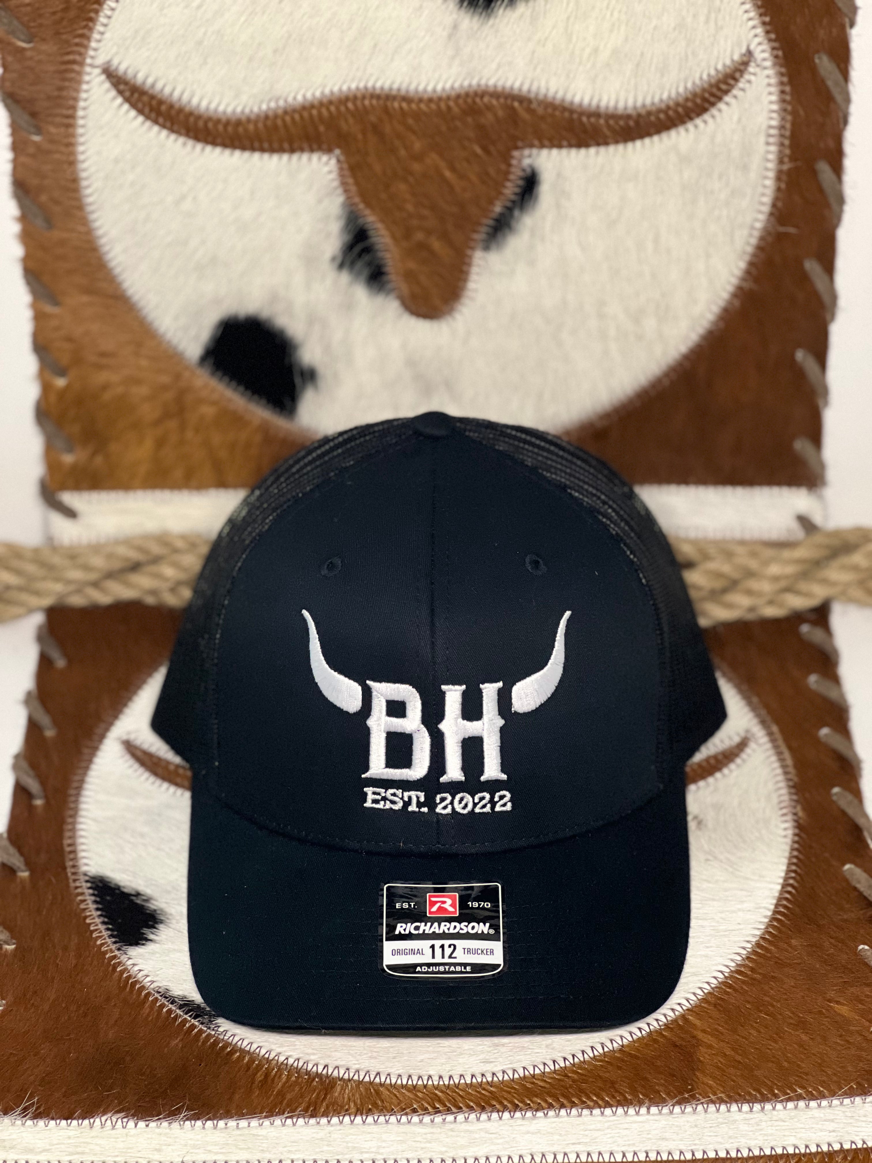 Solid Black & White BH Logo